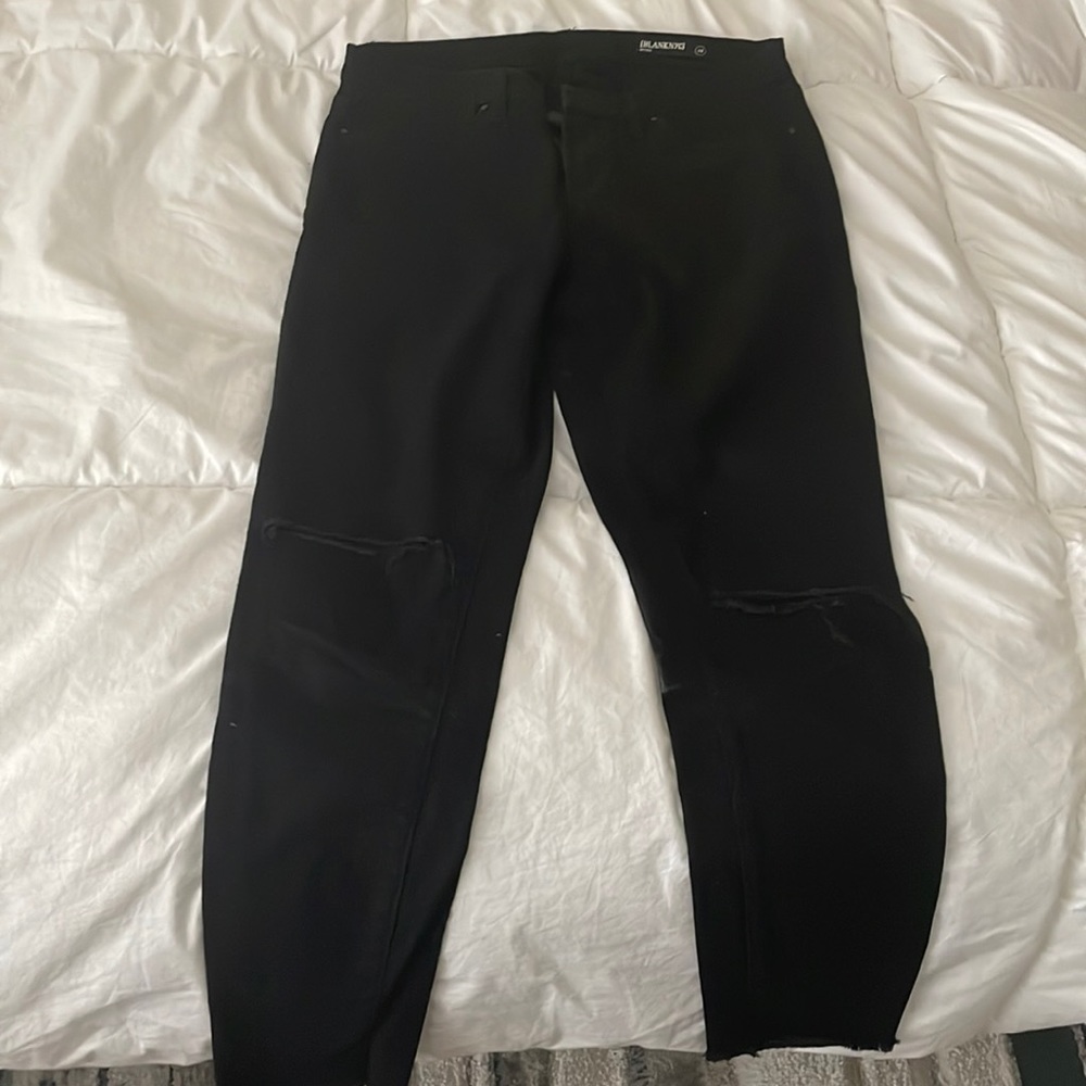 Black Skinny Jeans - rips in knees